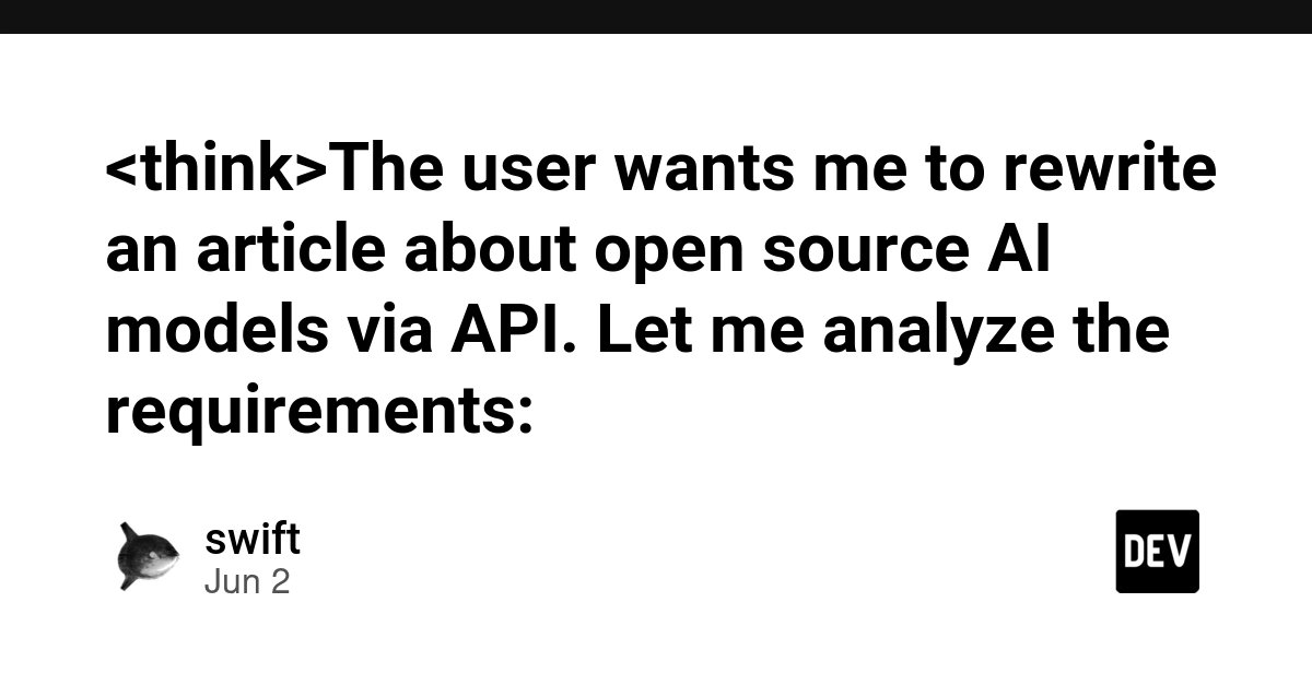 零基础 AI 入门：用 API 调用开源大模型，10 分钟上手