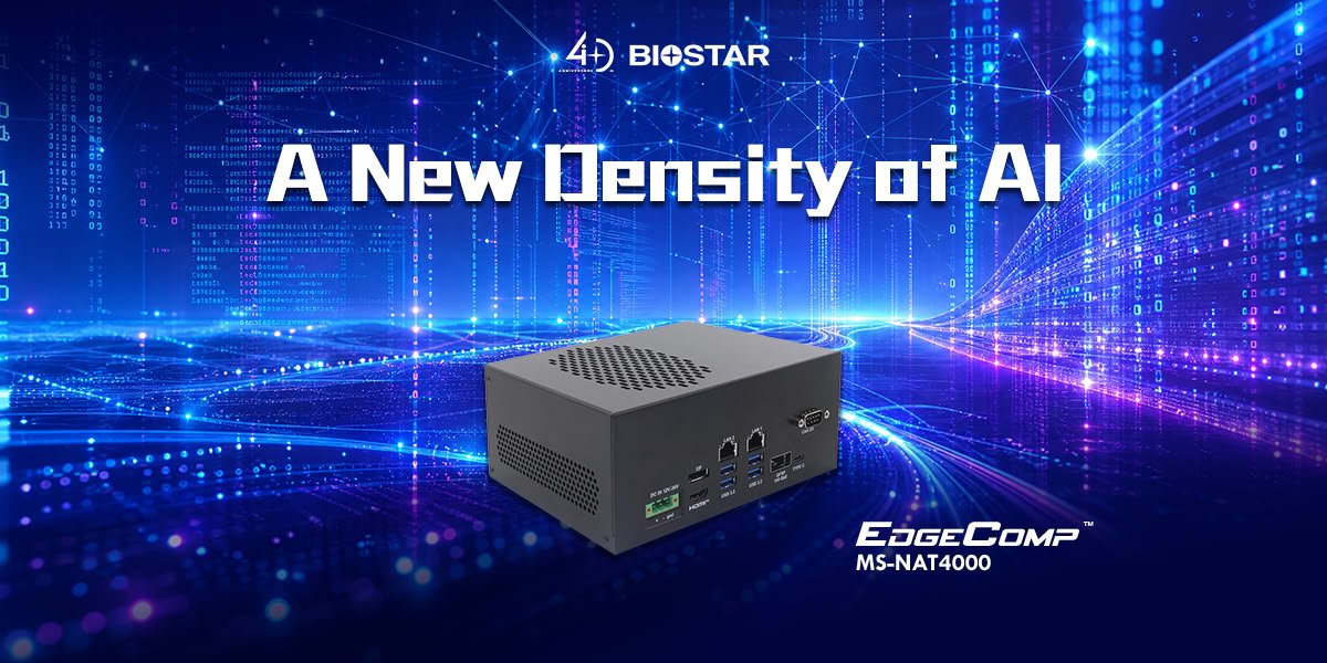 边缘AI新物种：Biostar推出NVIDIA Jetson加持的紧凑型计算系统