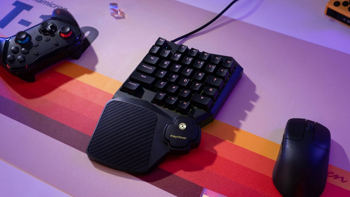 Keychron C0 HE 8K：59.99美元，左手玩家的极客新宠