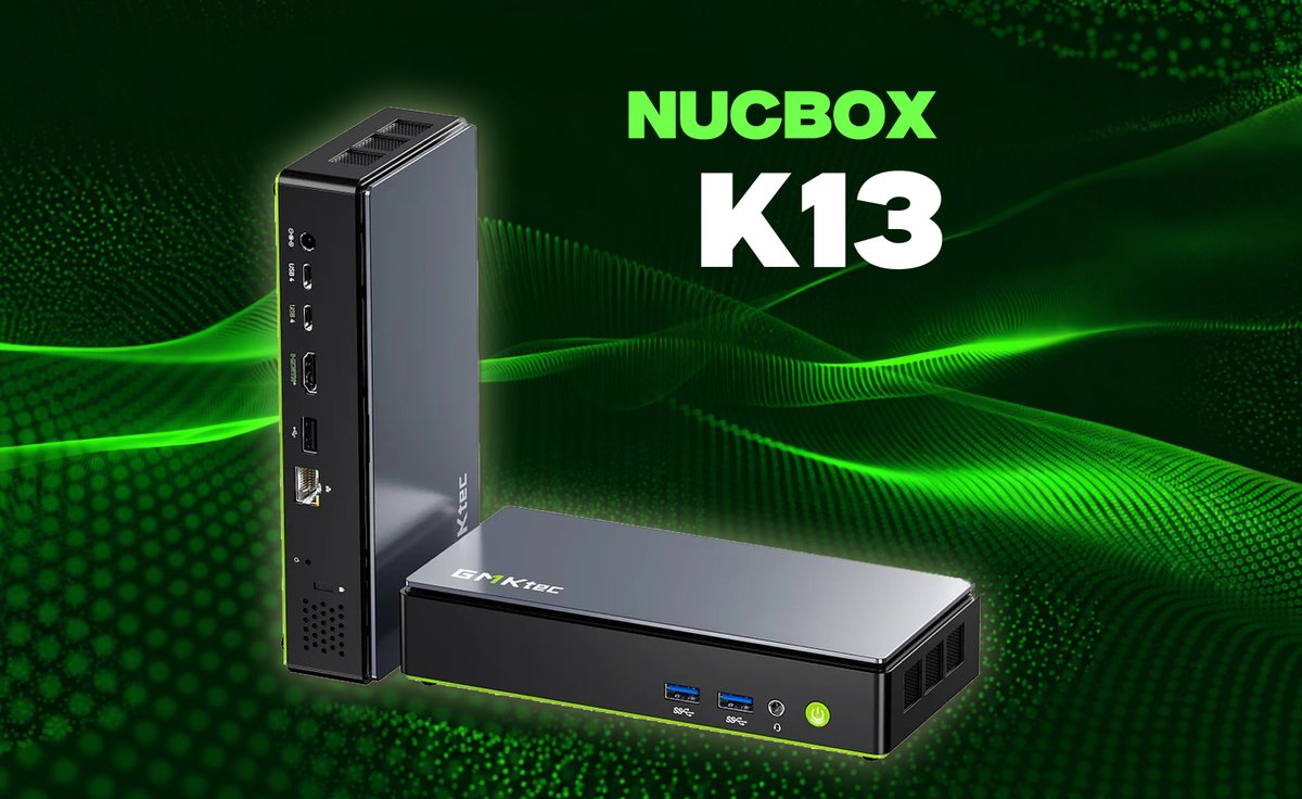 GMKtec NucBox K13登场：首款Lunar Lake迷你PC，5GbE网口加持